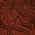 Rust Brown Plain Pure Raw Silk Fabric, 140 Cms Width, Made in India-D25984