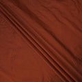 Rust Brown Plain Pure Raw Silk Fabric, 140 Cms Width, Made in India-D25984