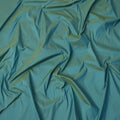 Teal Green Plain Pure Raw Silk Fabric, 140 Cms Width, Made in India-D25988