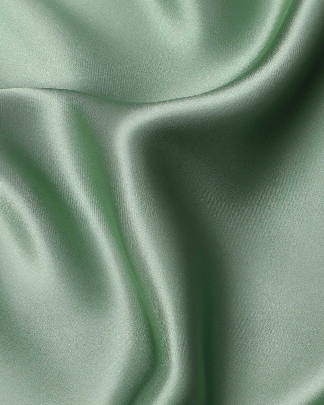 Sage Green Pure Silk Satin Fabric, 110 Cms, China-D25467