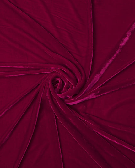 قماش مخملي حريري أرجواني، عرض ١٤٠ سم، كوريا الجنوبية - D24653