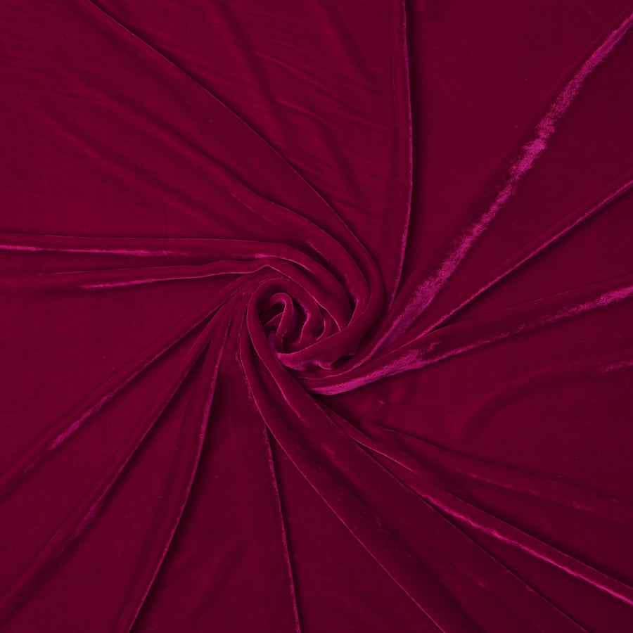 قماش مخملي حريري أرجواني، عرض ١٤٠ سم، كوريا الجنوبية - D24653