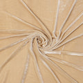 Champagne Beige Silk Blended Velvet Fabric, 140 Cms Width, South Korea-D24649