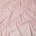 Blush Pink Geometric Motif with Subtle Shimmer Synthetic Cotton Fabric, 140 Cms, India-D25391