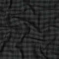 Black Beige Checked Blended Cotton Shirting Fabric Soft Woven Check Pattern Breathable Apparel Material 150 Cms Width Made in India-D27428 Regal Fabrics