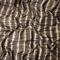 Dark Brown Tie-Dye Silk Satin Fabric 110cm