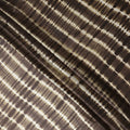 Dark Brown Tie-Dye Silk Satin Fabric 110cm
