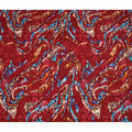 Red Abstract Viscose Crepe Fabric 110cm - 0644500