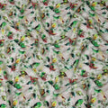 Pink Floral Printed Viscose Crepe 110cm