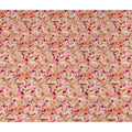 Beige Leaf Printed Viscose Crepe 110cm