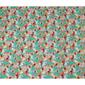 Green Floral Printed Viscose Crepe 110cm