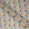 Multicolor Floral Jacquard Viscose Crepe 110cm