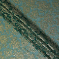 Green Bouquet Silk Chiffon Garbasaar 2 Meter Piece