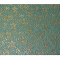 Green Bouquet Silk Chiffon Garbasaar 2 Meter Piece