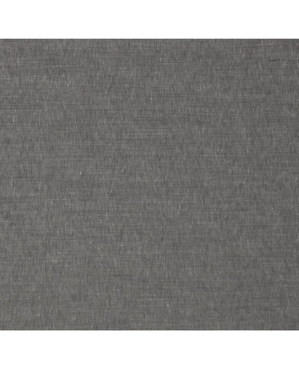 Medium Grey Pure Linen 60 Lea Fabric 150cm India