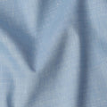 Sky Blue Blended Linen Fabric Plain Solid Design, 140 Cms Width, India-D25541