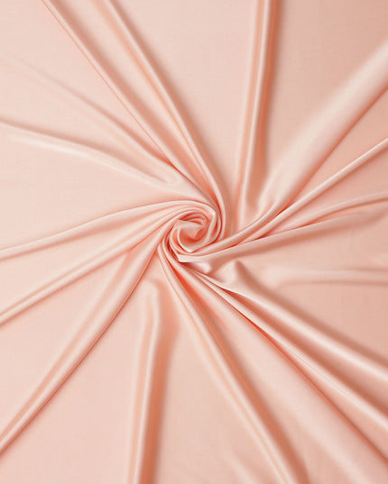 Peach Blush Crepe Satin Fabric 140cm