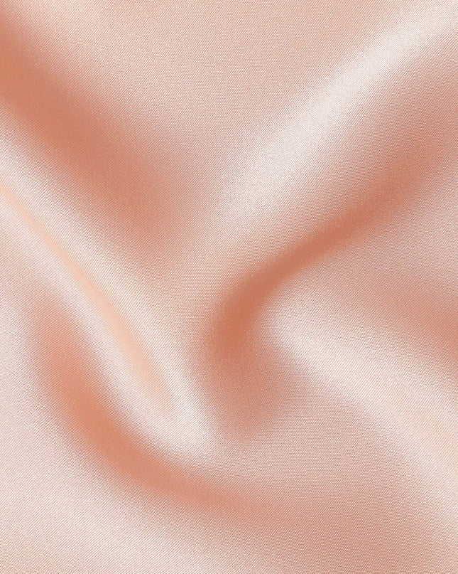 Peach Blush Crepe Satin Fabric 140cm