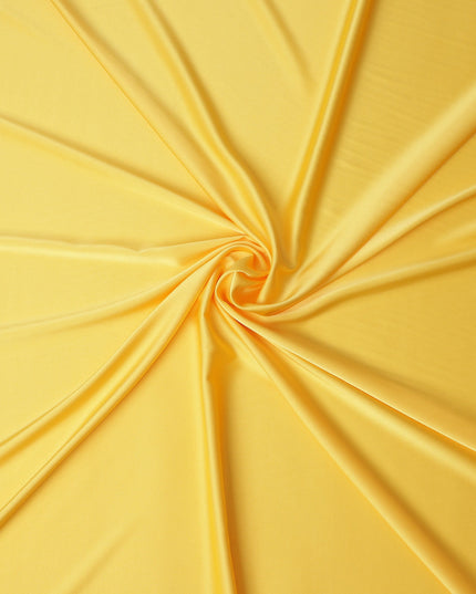 Sunshine Yellow Crepe Satin Fabric