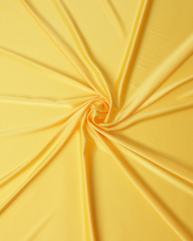 Sunshine Yellow Crepe Satin Fabric