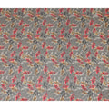 Grey Leaf Lawn Printed Digital Fabric 140cm