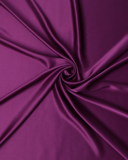 Purple Plain Silk Satin Fabric 110cm | Chinese