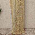 Classic Gold Premium French Metallic Chantilly Saree Lace With Stonework 5.5 Mtrs 110 Cms Width France-D27773