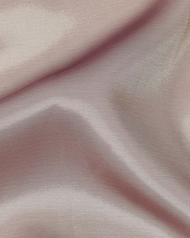 Blush Pink Premium Pure Silk Lame Fabric 110 Cms Width, France-D25458