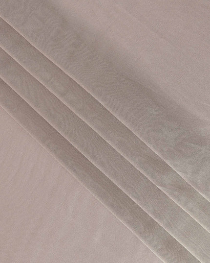 Blush Pink Premium Pure Silk Lame Fabric 110 Cms Width, France-D25458
