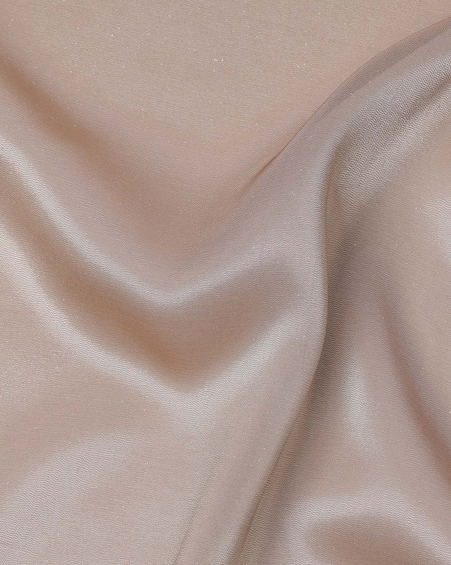 Blush Pink Premium French Silk Lame Fabric, 110 Cms, France-D25122