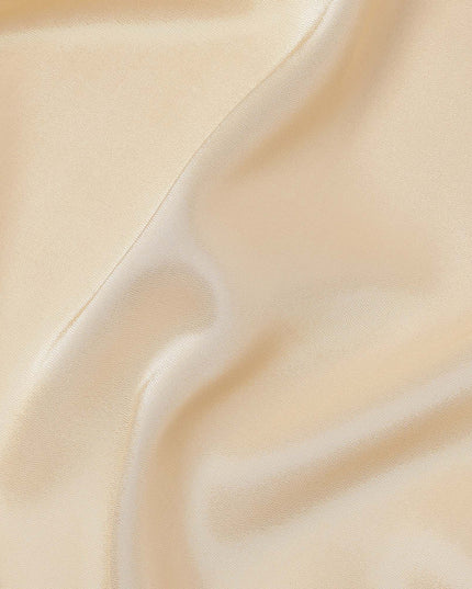 Beige Premium French Silk Lame Fabric, 110 Cms, France-D25118