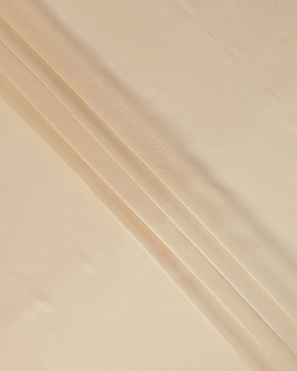 Beige Premium French Silk Lame Fabric, 110 Cms, France-D25118