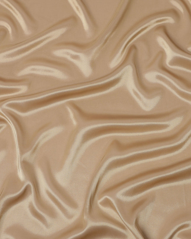 Champagne Gold Premium French Silk Lame Fabric, 110 Cms, France-D25121