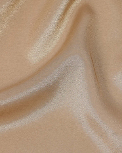 Champagne Gold Premium French Silk Lame Fabric, 110 Cms, France-D25121