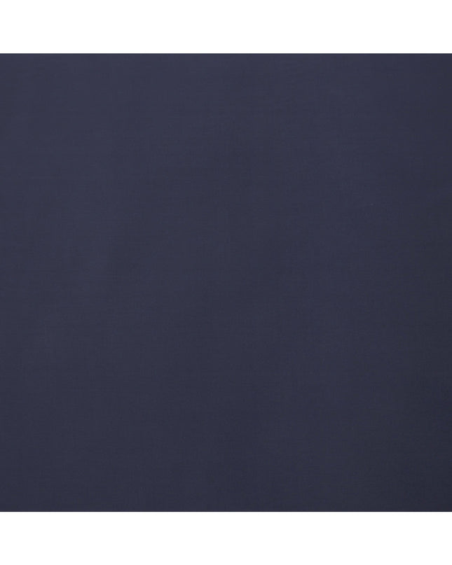 Navy Blue Plain Swiss Cotton Shirting Fabric, 150 Cms, Switzerland-D24933