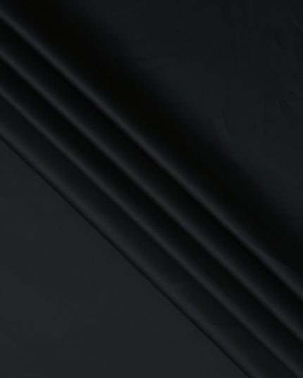 Black Premium Swiss 100% Cotton Shirting Fabric, Width 150 Cms, Made in Switzerland-D25029