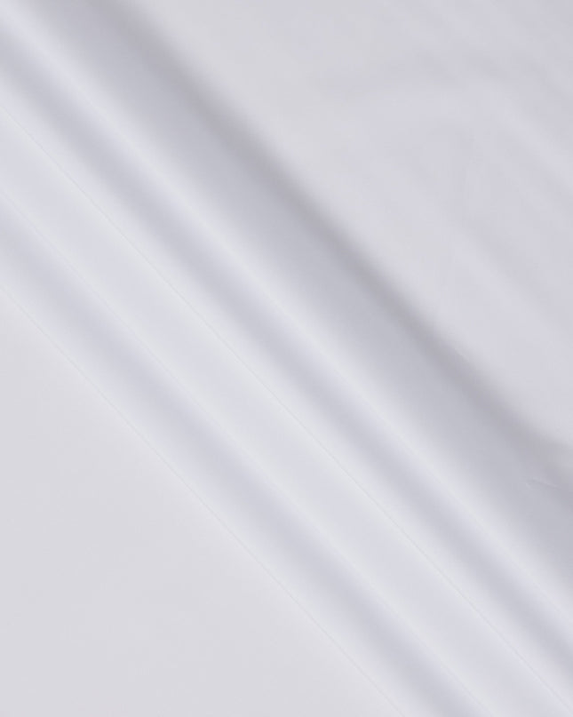 White Solid Premium 100% Swiss Cotton Shirting Fabric, 150 Cms, Switzerland-D24685 Regal Fabrics