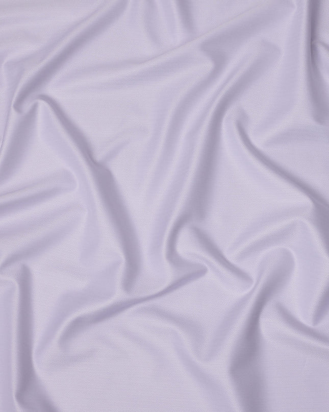 Lavender Herringbone Weave Premium 100% Swiss Cotton Shirting Fabric, 150 Cms, Switzerland-D24690