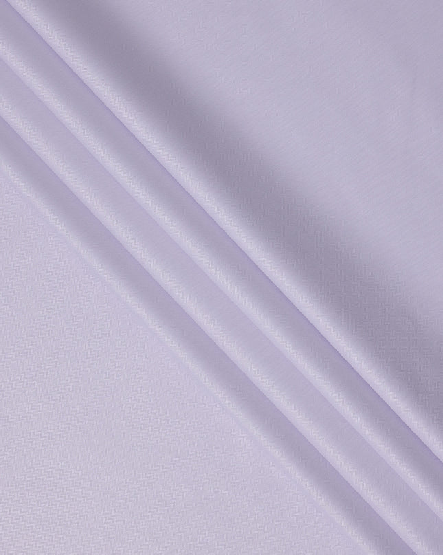 Lavender Herringbone Weave Premium 100% Swiss Cotton Shirting Fabric, 150 Cms, Switzerland-D24690