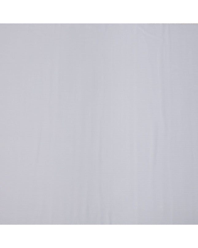 Silver Grey Herringbone Weave Premium 100% Swiss Cotton Shirting Fabric, 150 Cms, Switzerland-D24691