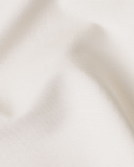 Creamy White Swiss Cotton Shirting Fabric 150cm