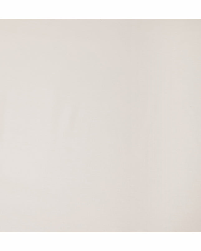 Creamy White Swiss Cotton Shirting Fabric 150cm