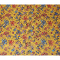Yellow Bouquet Floral Jacquard Viscose Crepe 110cm