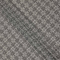 Beige Geometric Pure Silk Crepe Fabric 110cm - 0686432