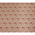 Beige Floral Pure Silk Crepe Fabric 110cm - 0688139