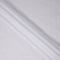 White Floral Cotton Voile Fabric India 140cm
