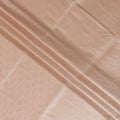 Peach Beige Self Design Synthetic Brocade Fabric 110cm