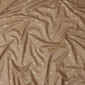 Chestnut Brown Leaf Brocade Fabric - Regal Fabrics