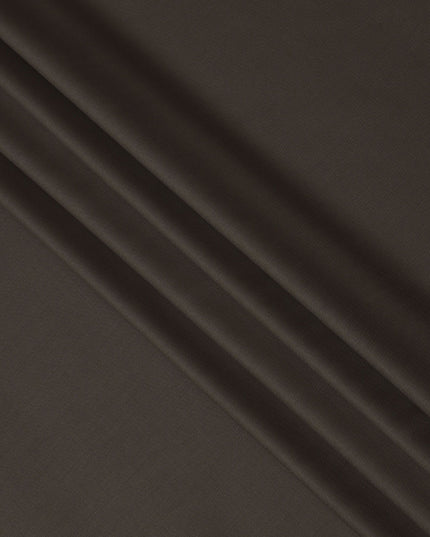 قماش بدلة بني سادة من الصوف والكشمير سوبر 160، 150 سم، الهند - D24976