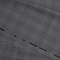 Grey Check Premium English All Wool Scabal Suiting Fabric, Width 150 Cms, 3.75 Mtrs, United Kingdom-D25454